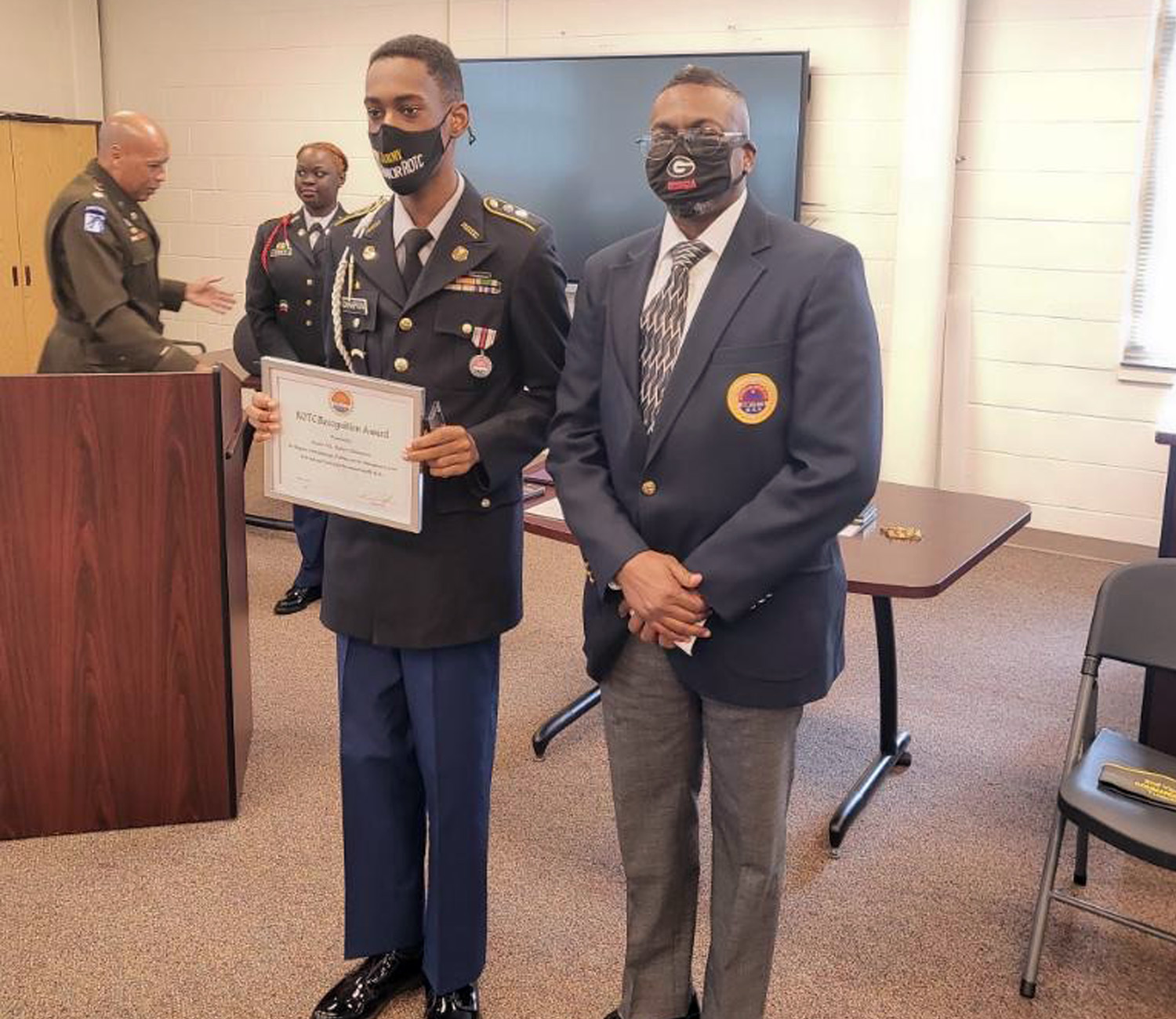 Jrotc High School Awards Ceremony Amvets Post 9 1 1